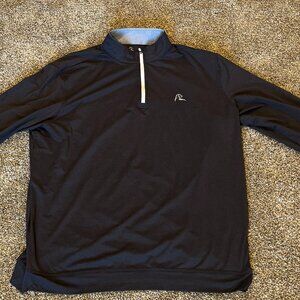 Rhoback Quarter 1/4 Zip Pullover Dark Gray XL
